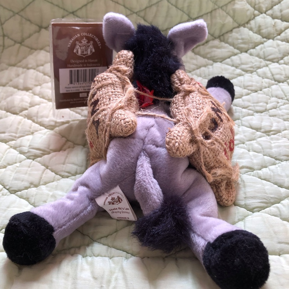 Kona Coffee Donkey Plush - Picture 3 of 5
